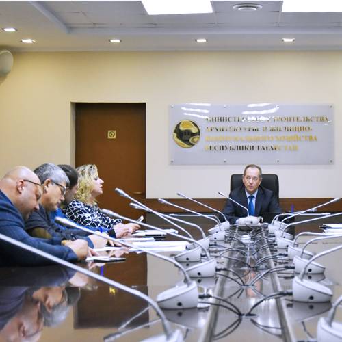 Рабочая встреча  с Министерством строительства и ЖКХ Республики Татарстан по вопросу проектирования и строительства очистных сооружений