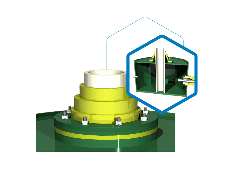 Как выбрать и установить муфту-гермоввод в кессон, колодец или погреб