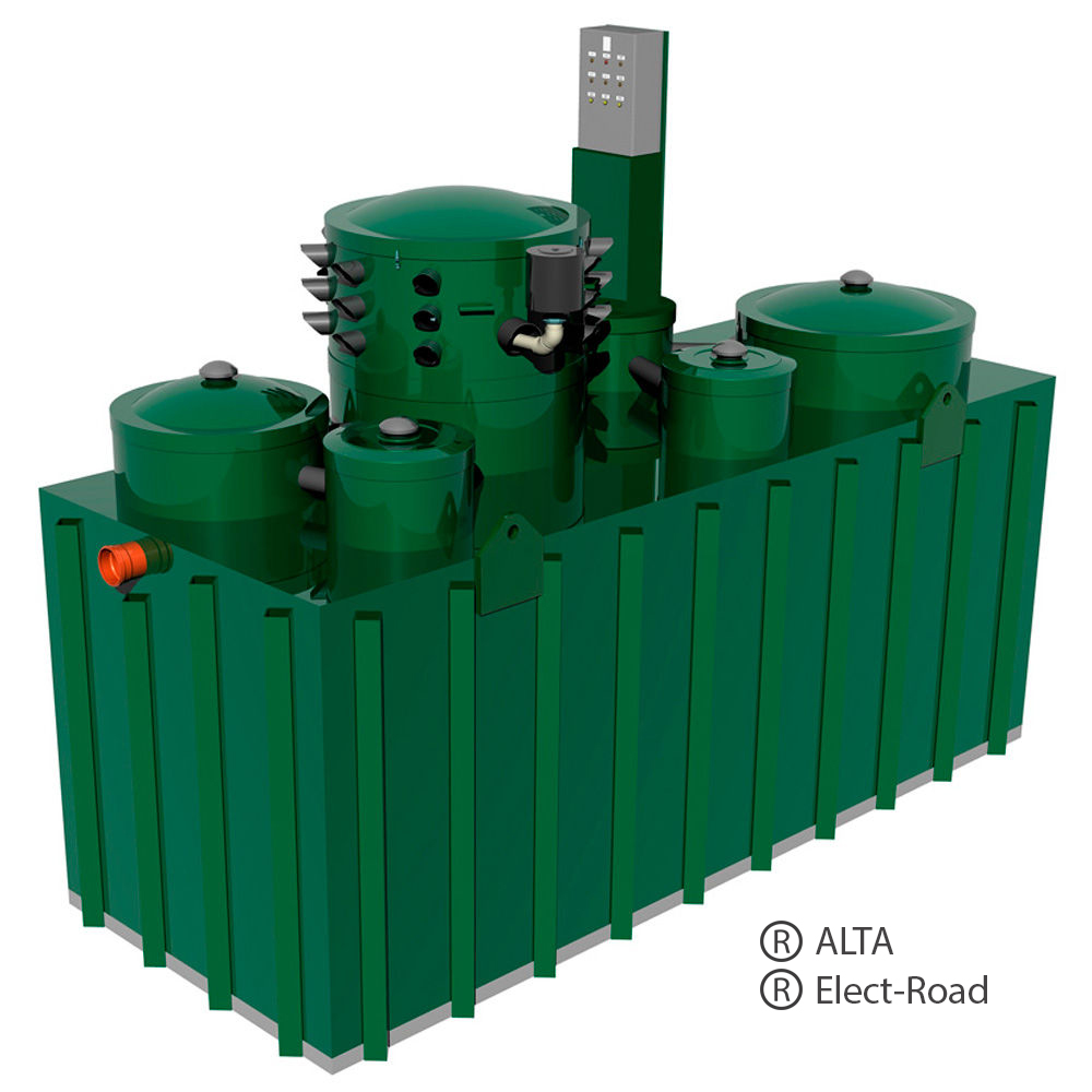 Модульные очистные сооружения от Альта Групп 3д модели