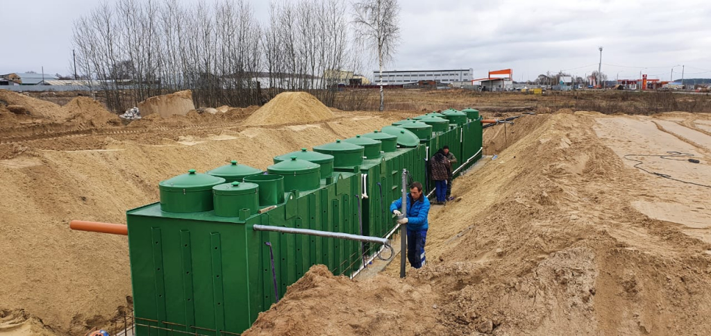 картинка бетонирование станции