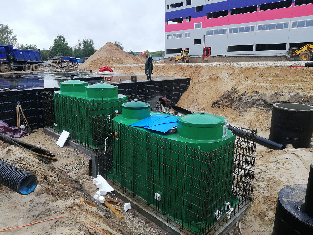 Ливневый сток, логистический комплекс 