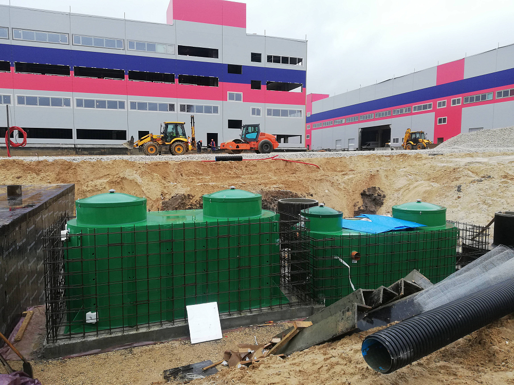 Ливневый сток, логистический комплекс 