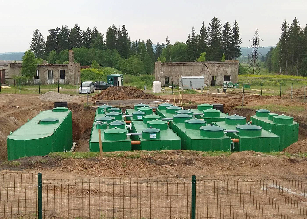 Хозяйственно-бытовой сток - 200 м3 в сутки, поселок Березовский, Красноярский край