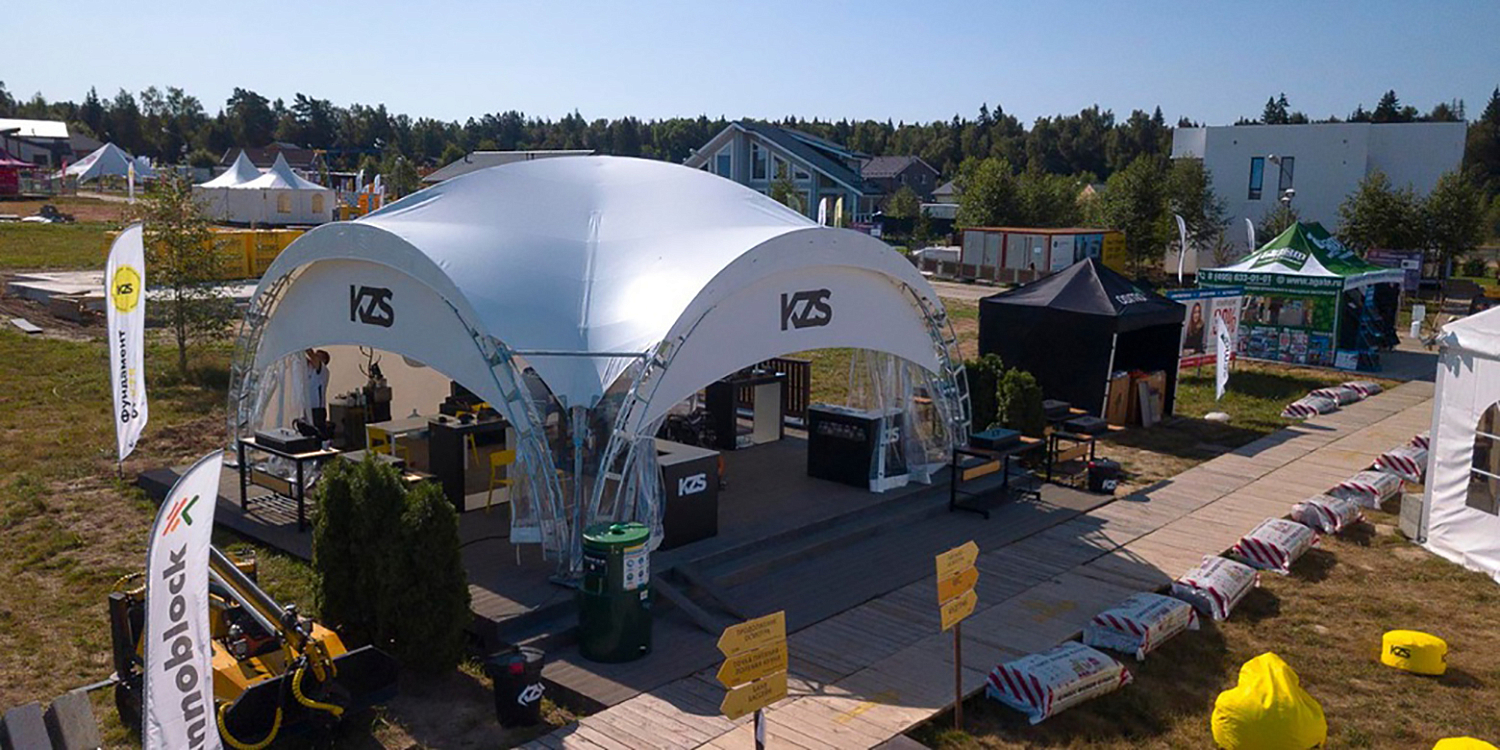 Наши партнеры компания KZS на выставке «Open Village» с 16 по 31 июля!