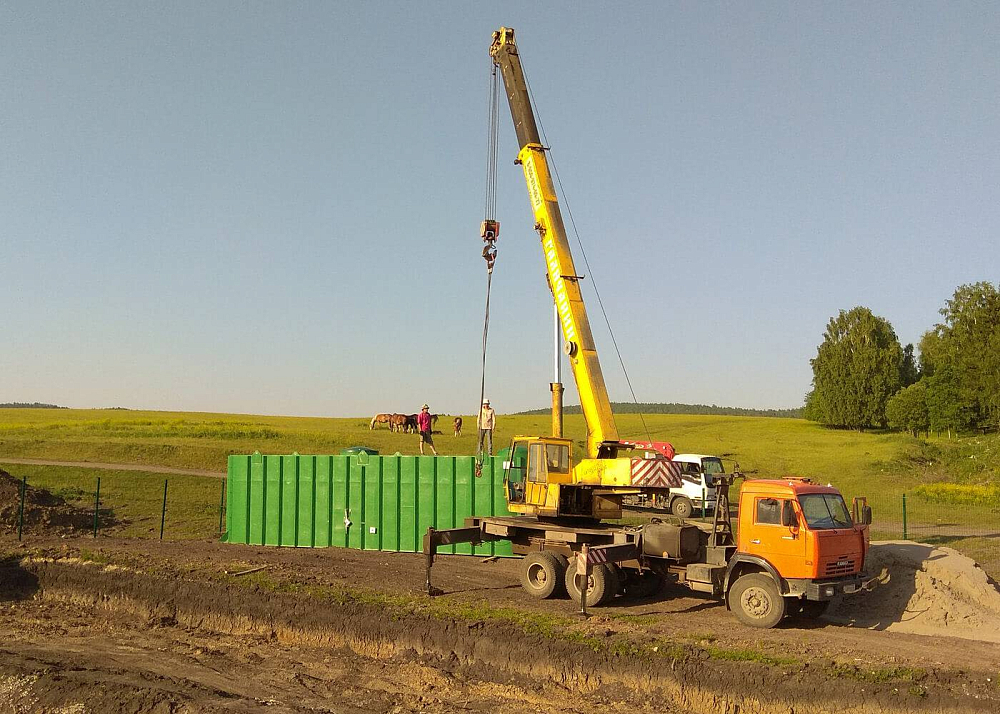 Хозяйственно-бытовой сток - 200 м3 в сутки, поселок Березовский, Красноярский край